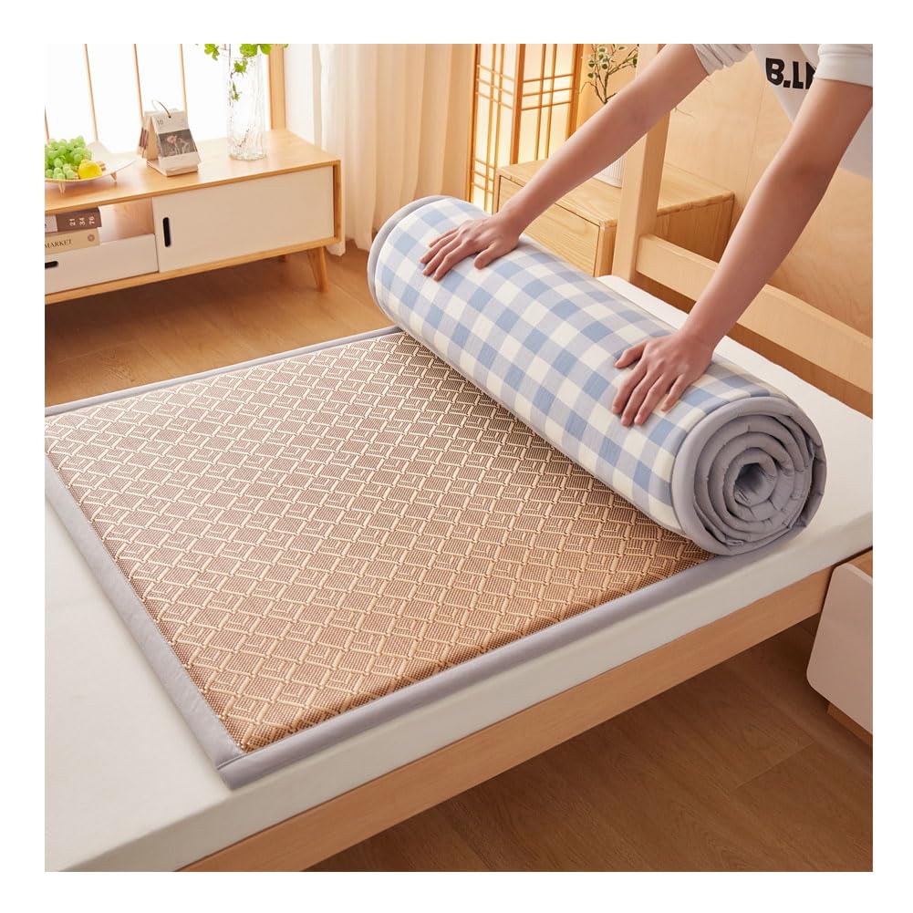 Ghygetrich Single Mattress, Mattress Topper Double Mattresses King Size Mattress Super King Mattress Pad Firm Double Mattress Floor Mattress D 150x200cm