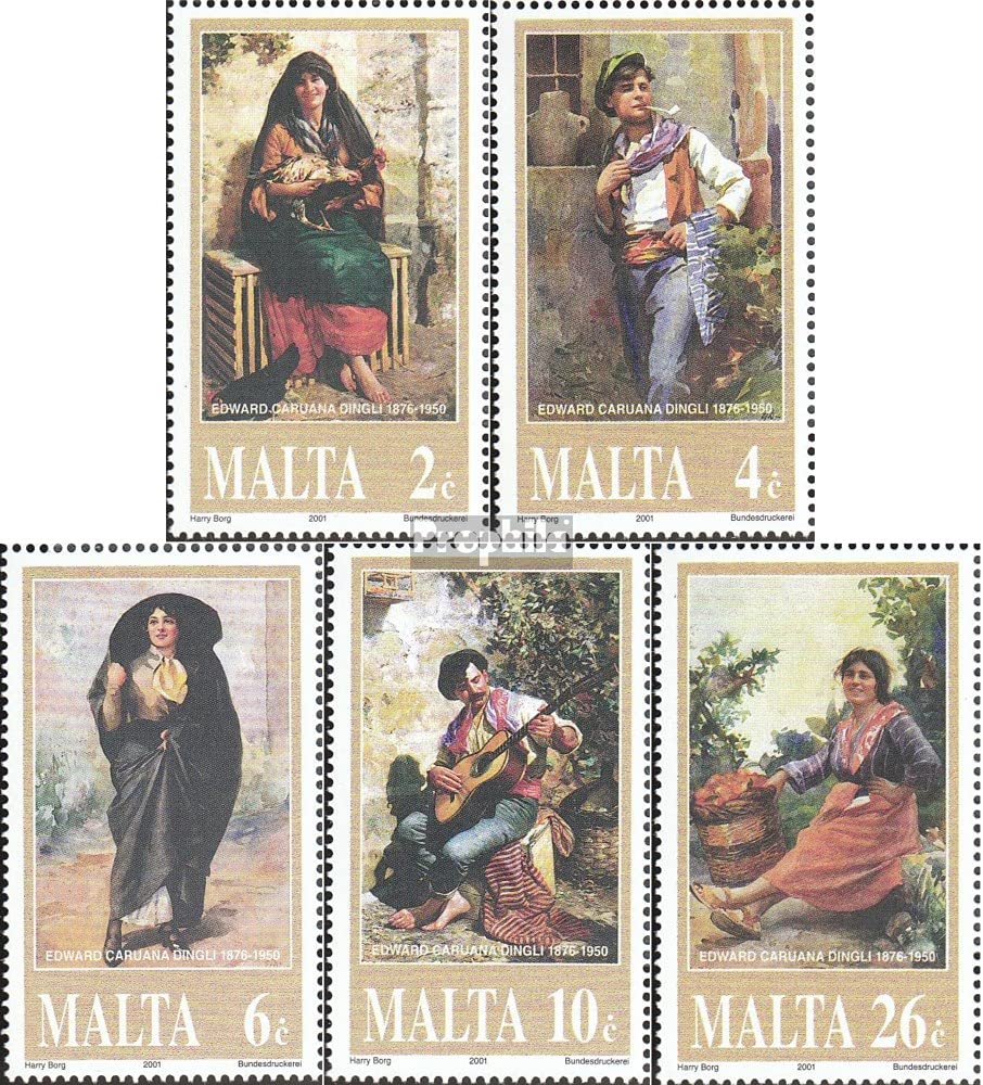 Malta 1162-1166 (pe?ne.Kwestia.) 2001 Dingli (Znaczki dla kolekcjonerów) obraz
