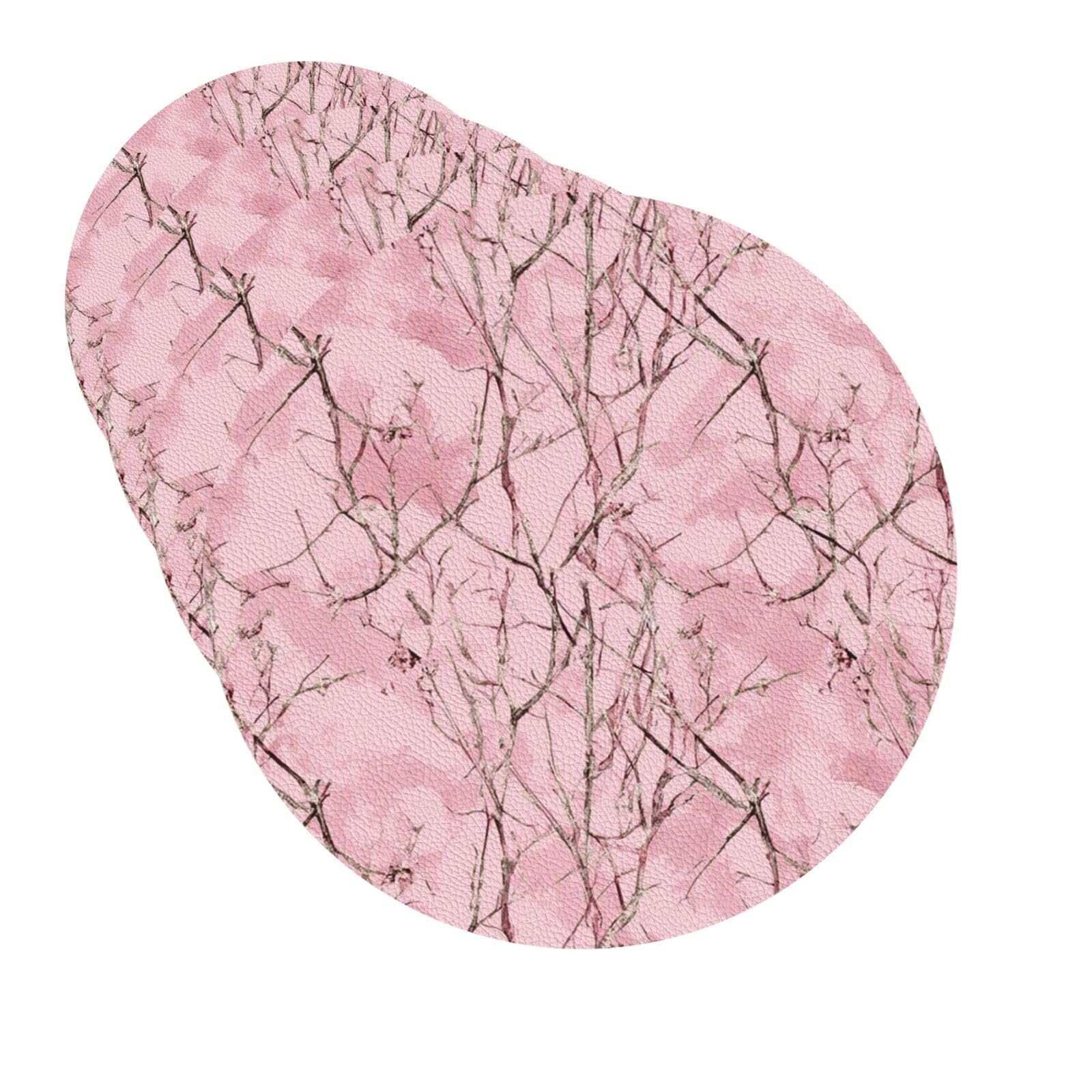 Drink Coasters Set of 4 Quick-Dry Leather Coaster Leaves Camo Coasters for Drinks Coffee Cup Mat Tabletop Protection Heat Resistant Coaster for Kitchen Bar Office Home Decor