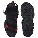 SPARX mens Ss-105 Black Red Sandal - 8 UK (SS-105) gallery image