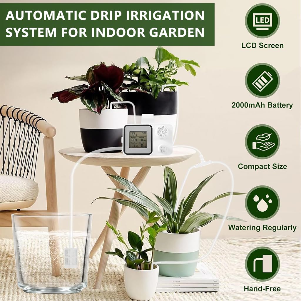HASTHIP Drip Irrigation Timer - Automatic Watering System -2