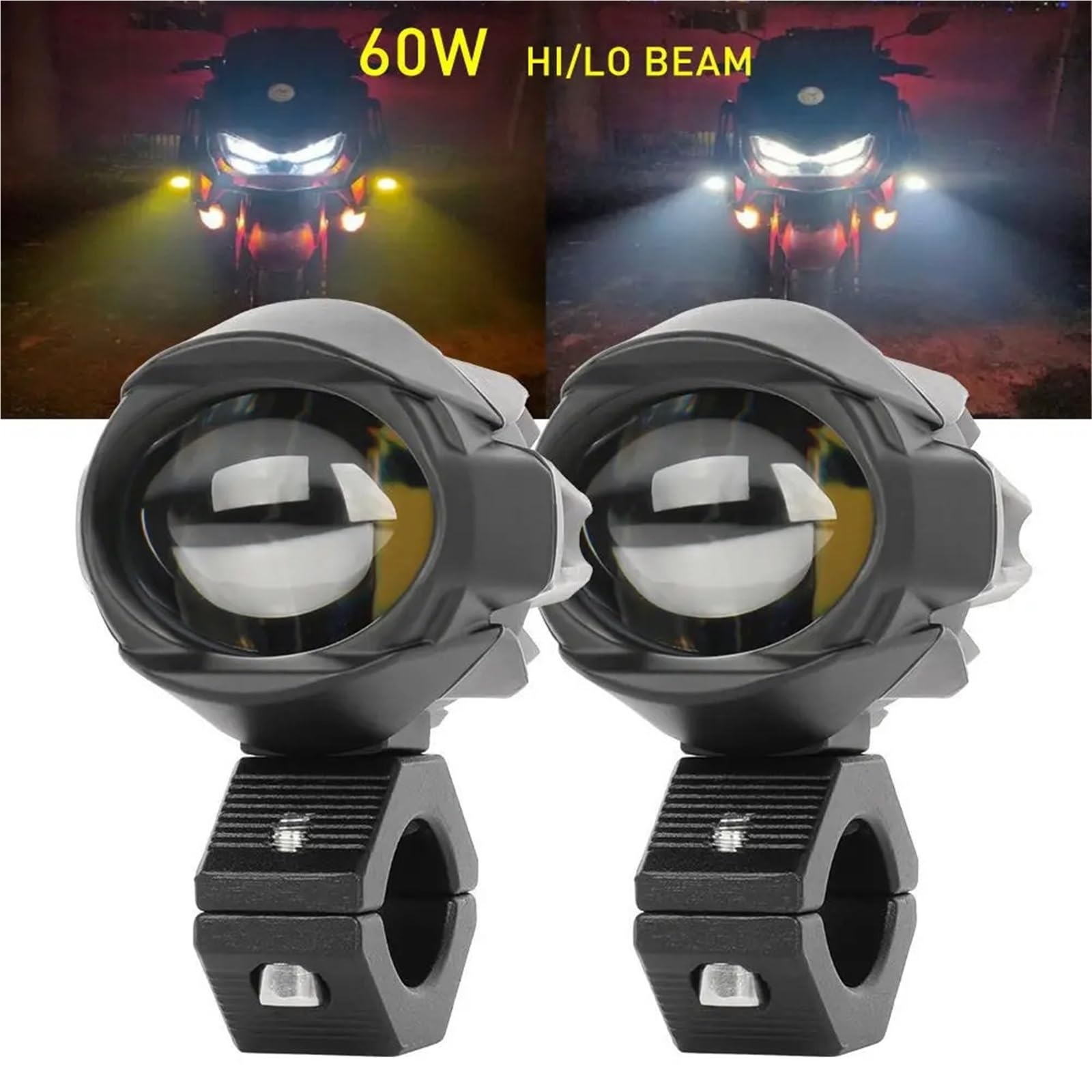 Faro Moto Faretti a LED per auto, moto, fari, fendinebbia, accessori, per luci di lavoro spot ausiliarie, per camion, ATV