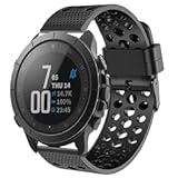 Compatible with Wahoo ELEMNT Rival Smartwatch Band&comma; Silicone Replacement Wristbands Sport Strap with Metal Buckle Compatible with Wahoo ELEMNT Rival Smartwatch