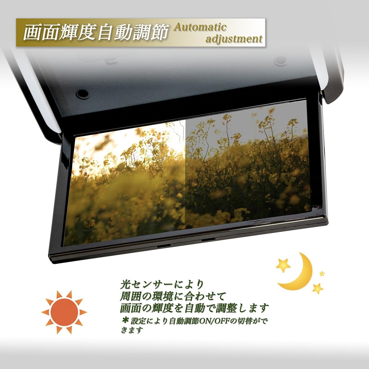 Amazon.co.jp: フリップダウンモニター 13.3インチ 80系 ノア
