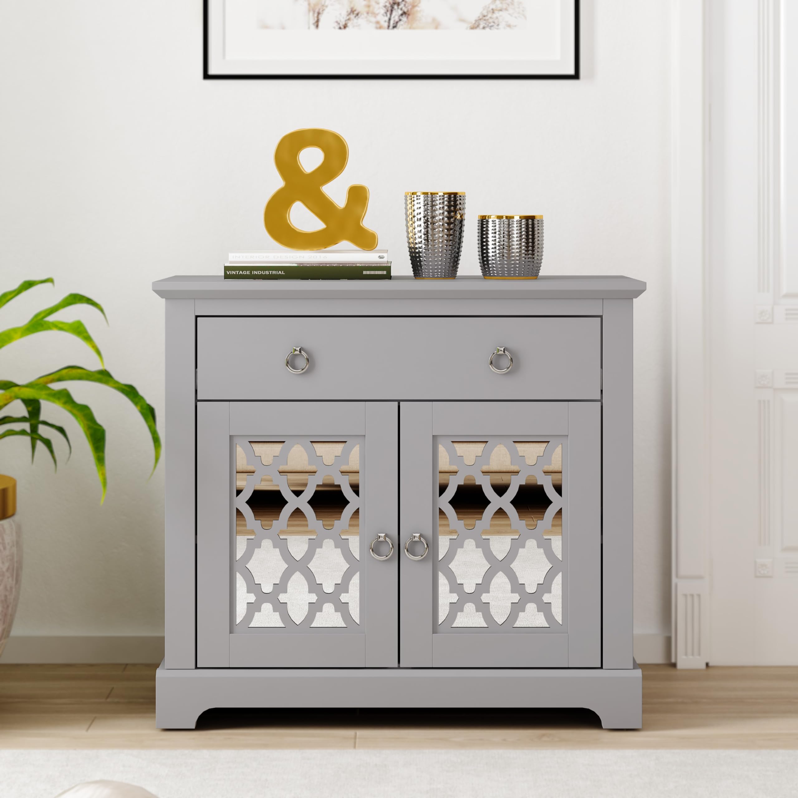 GFW Sideboard, Grey, One Size