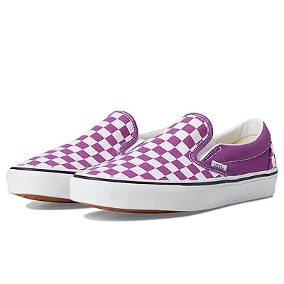 Vans Classic Slip On Checkerboard Skate Shoes Color Theory Checkerboard Willowherb