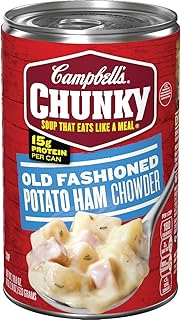 Campbell's Chunky Old Fashioned Potato Ham Chowder, 18.8 oz. Can