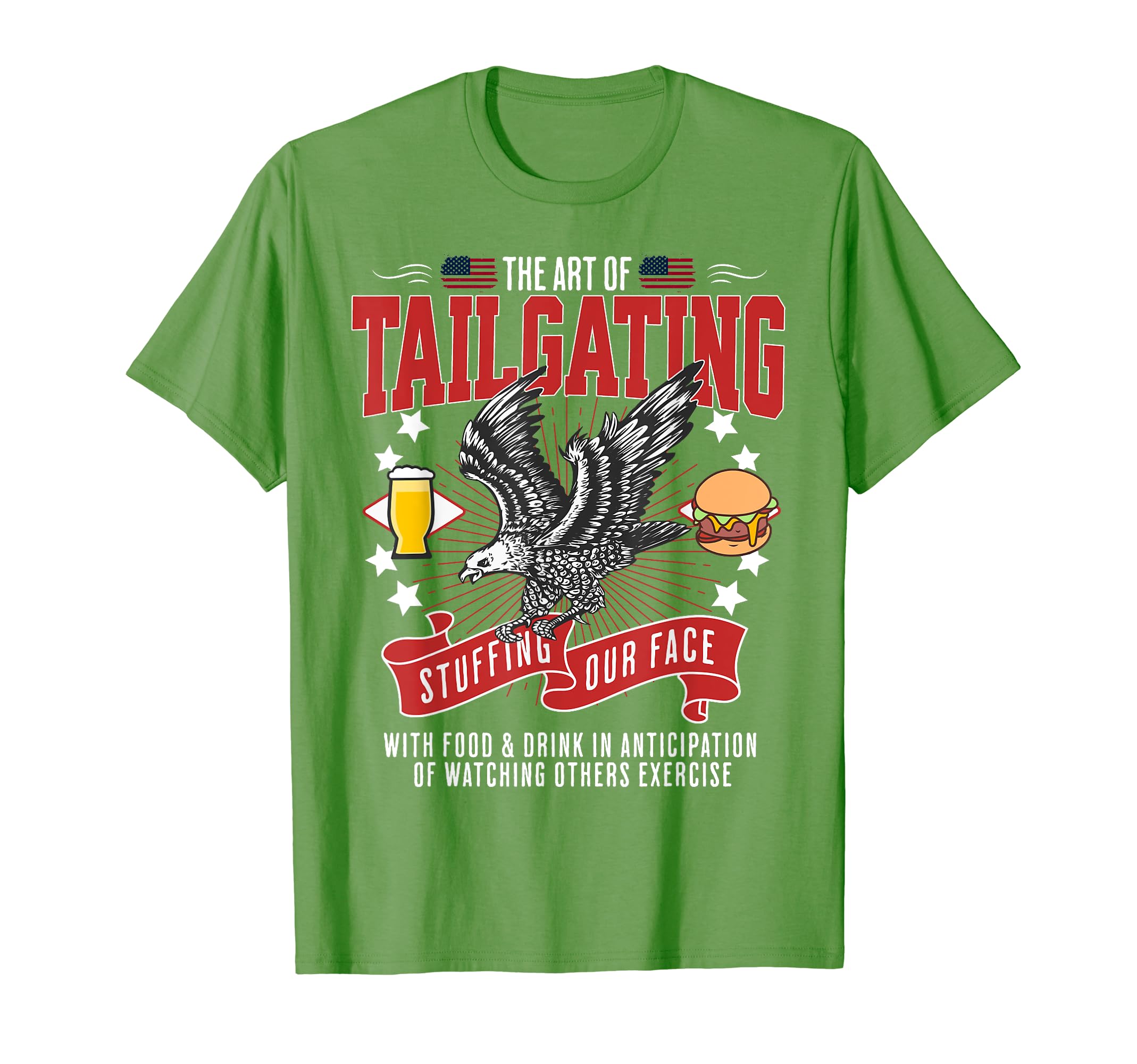 Tailgate Party Idea For Men & Funny American Tailgating T-Shirt