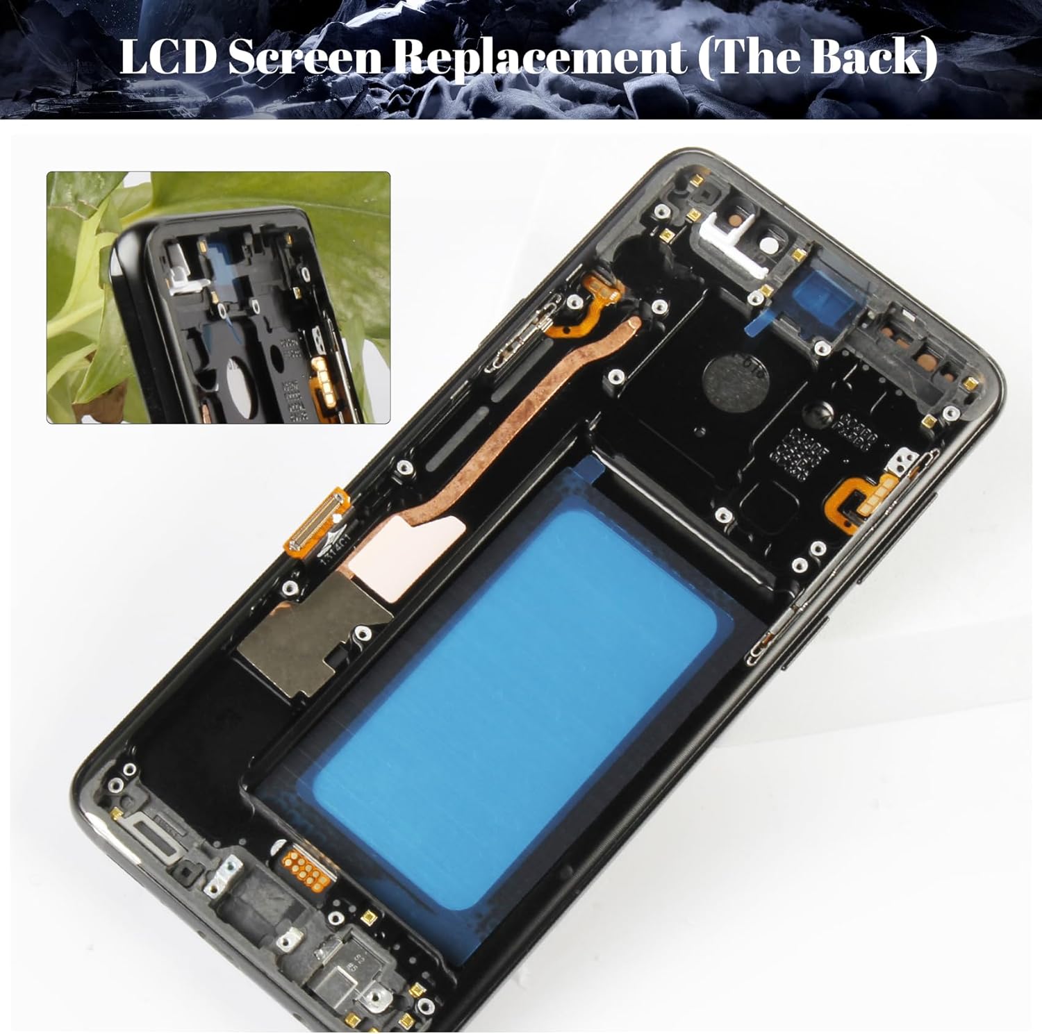 Incell for Samsung Galaxy S9 Plus Screen for Samsung Galaxy S9 Plus SM-G965F, SM-G965U, SM-G965W Digitizer Touch Sceen Assembly Repair Parts(Black,With frame)