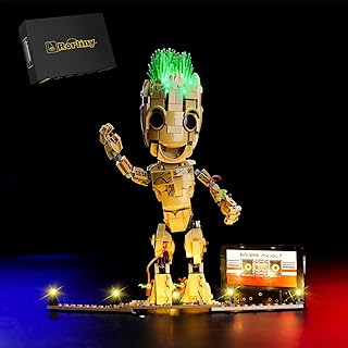 LED Light Kit for Lego Marvel I am Groot 76217 Building Toy, Lighting Set Compatible with Lego 76217 (Lights Only, No Lego Models)