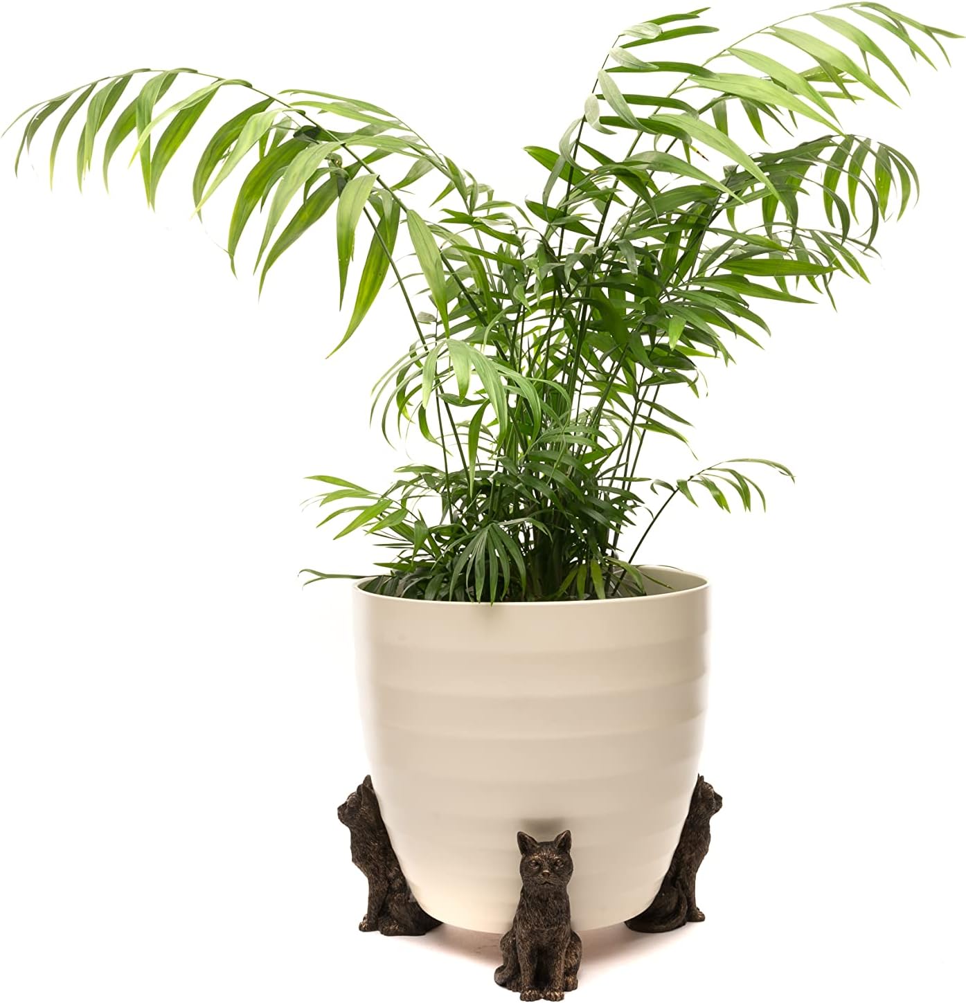 Potty Feet Sitting Cat Figures Plant Pot Feet - Planter Support - Handmade Decorative Ornaments - 3pcs