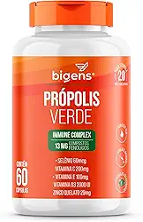 Própolis Verde, Immune Complex, 13mg Fenólicos + Vitaminas, Bigens