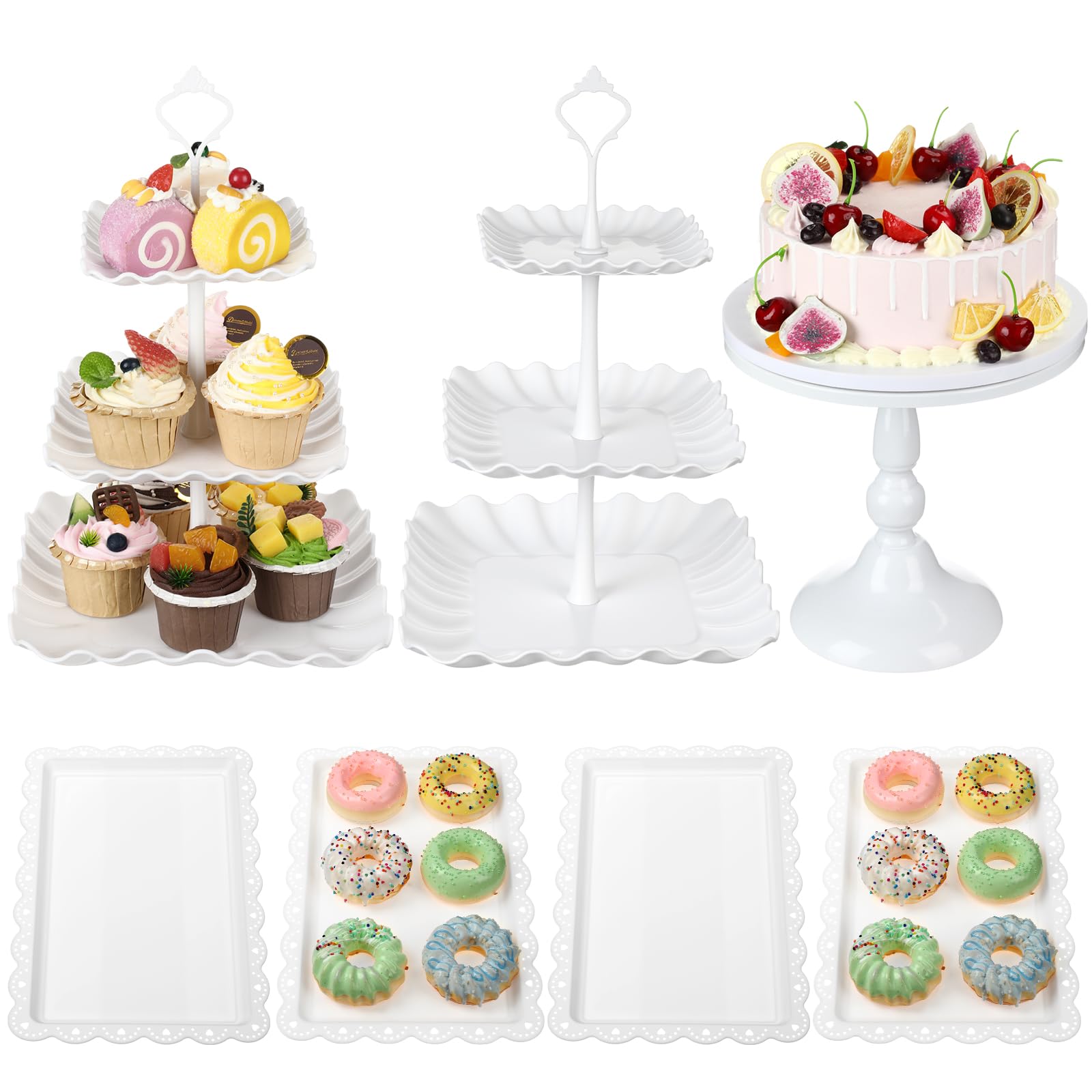 Photo 1 of Afarnook 7 Pc Dessert Table Display Stand Set