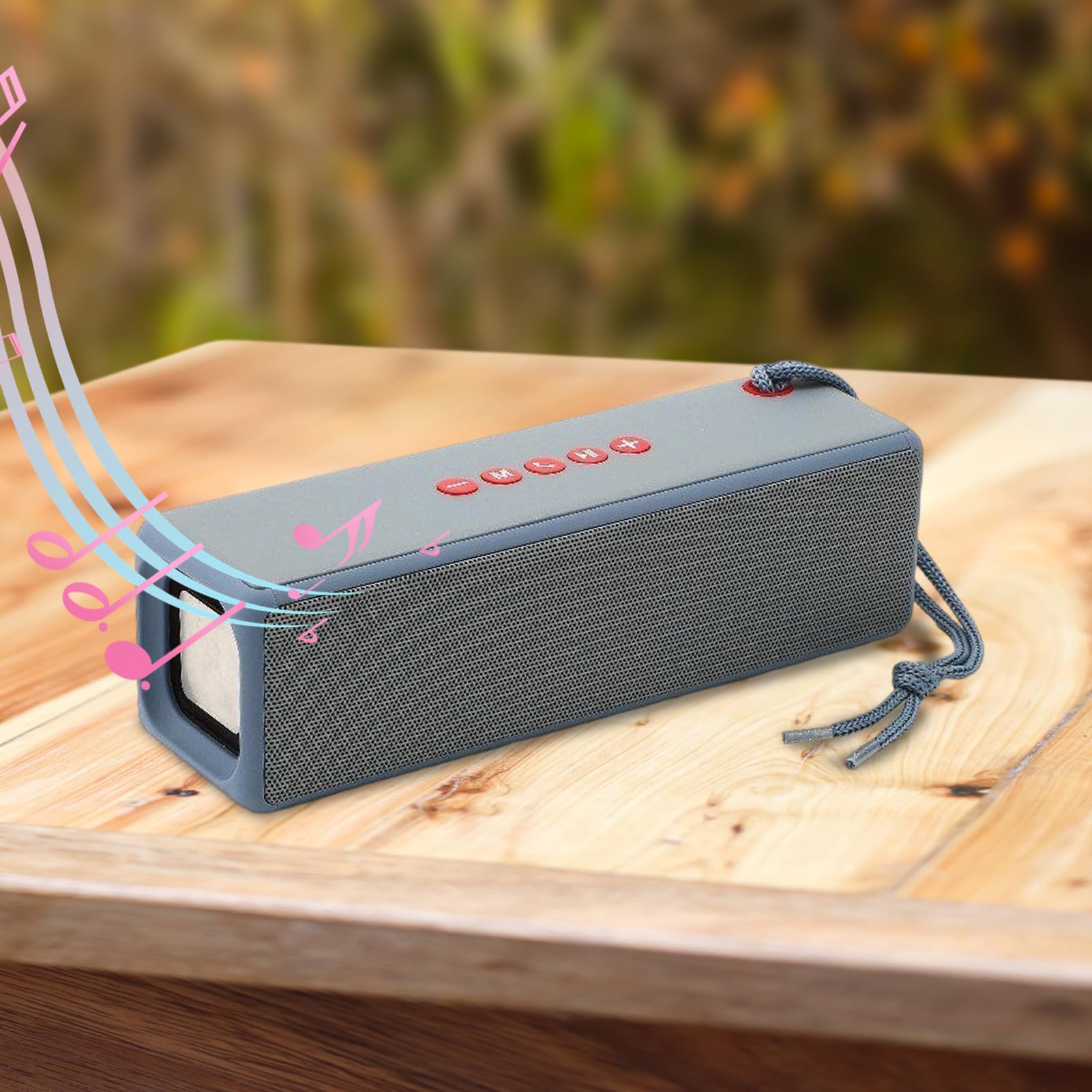 Altoparlante Wireless Altoparlante Musicale Portatile con Audio Nitido e | Batteria Ricaricabile per Adulti e Ragazzi, Ideale per Picnic Spiaggia Campeggio Viaggi e Camera da