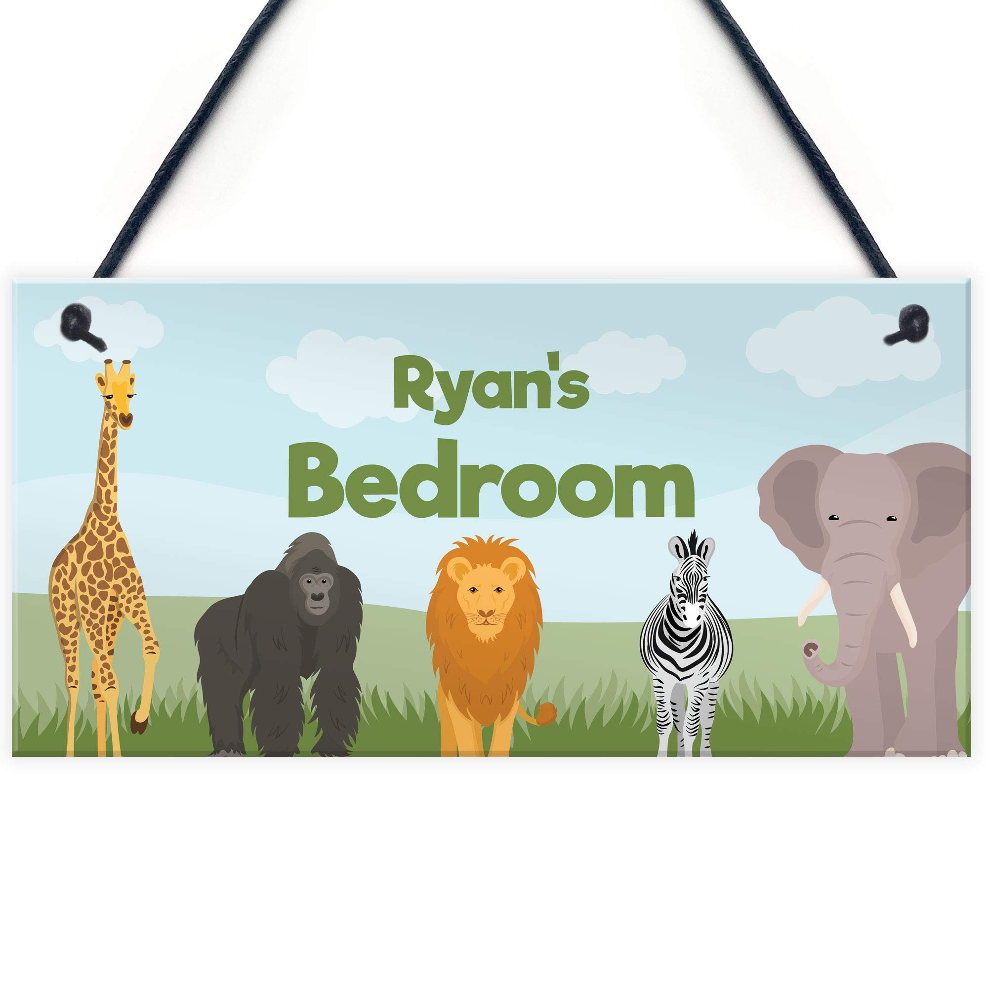 PERSONALISED Bedroom Sign For Daughter Son Nursery Decor For Baby Boy Girl
