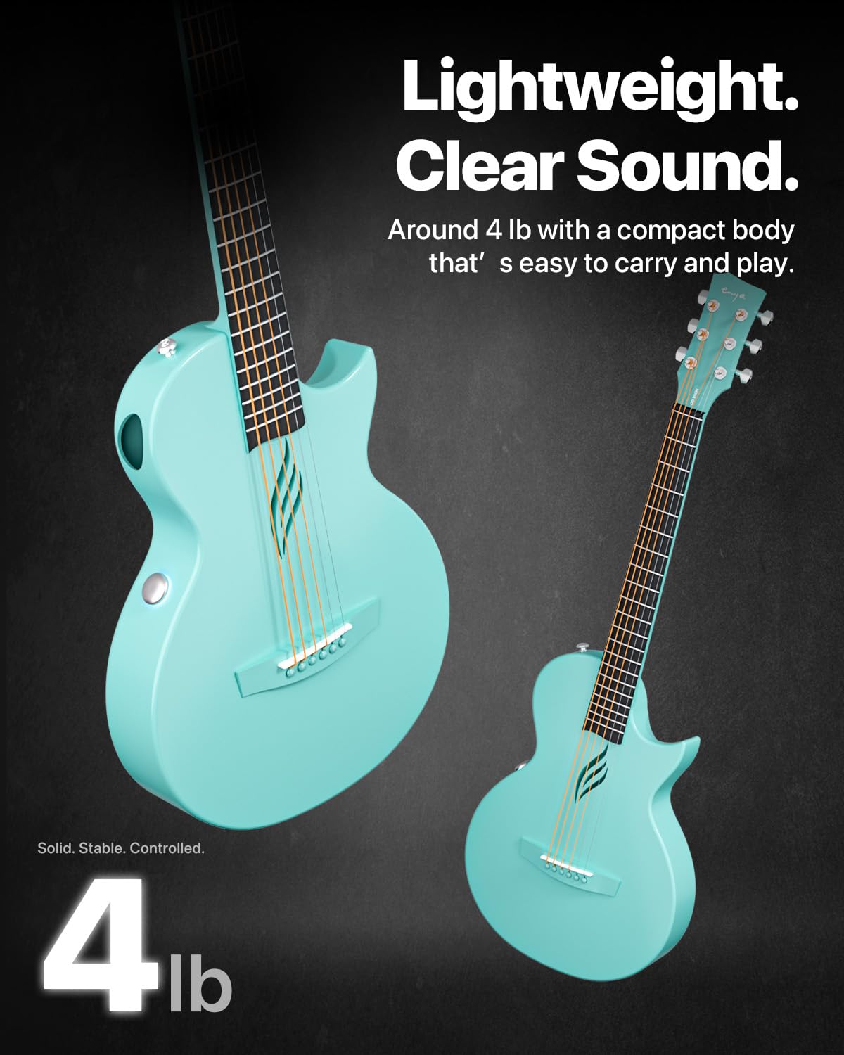 Amazon.com: Enya NOVA GO SP1 Carbon Fiber 35-Inch Smart Acoustic