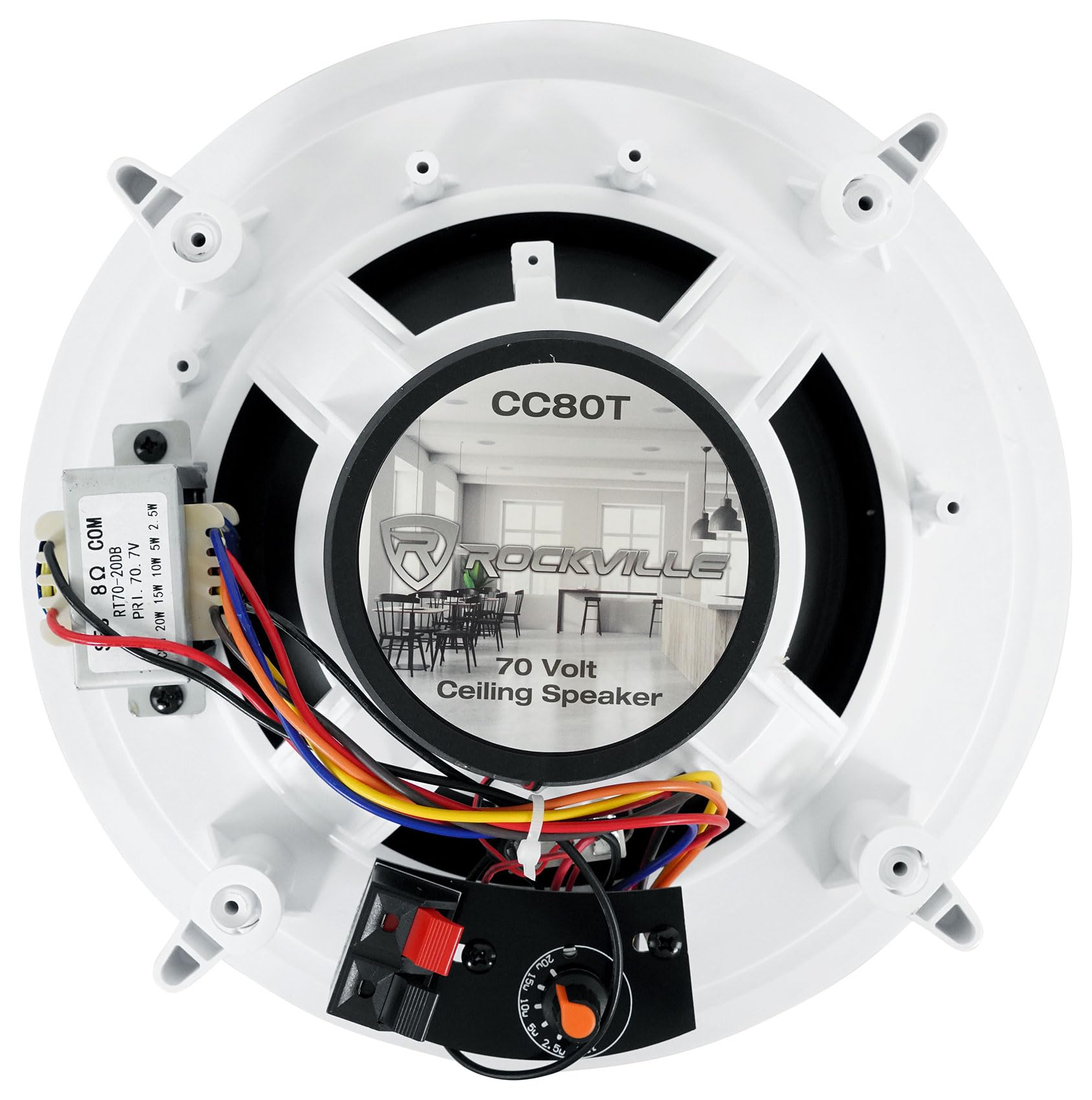 Ceiling Speaker Rockville 70V 6