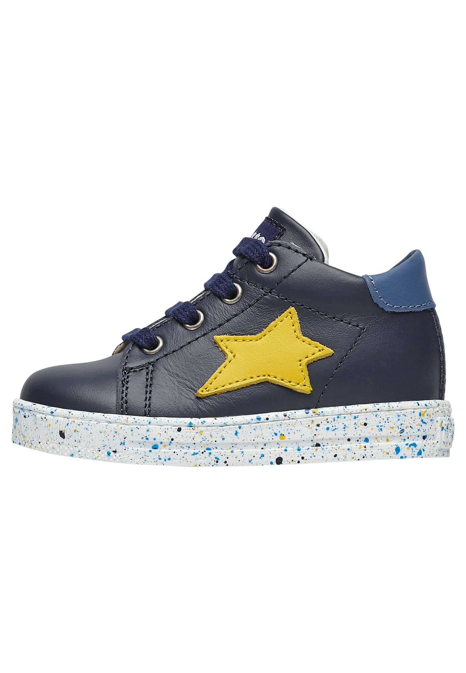 Falcotto Falcotto Sasha Crib Shoe, Navy Azure, 3.5 UK Child