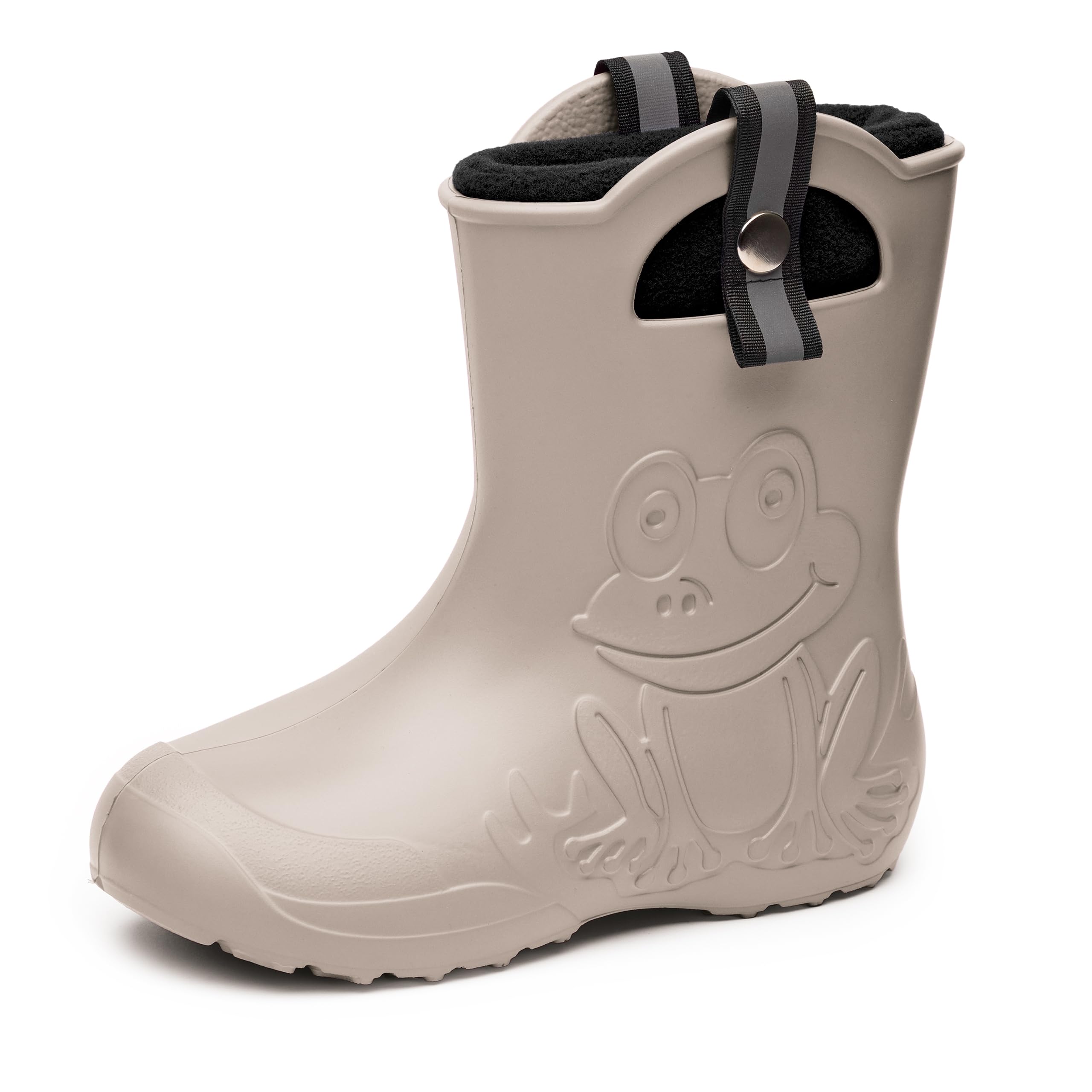 Ladeheid Kinder Federleichte Gummistiefel Thermo Fütterung Mädchen Jungen rutschfest Regenstiefel Kinder Regenschuhe LA-CA-Frog245