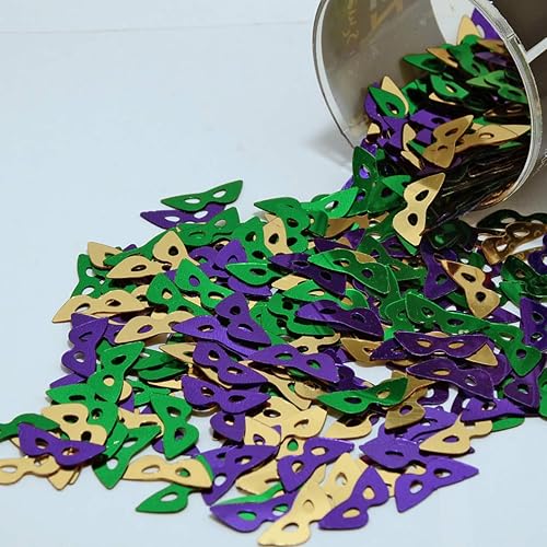 Máscara de confeti - Mezcla de mascarada de arlequín - Paquete al por menor #8325 QS0