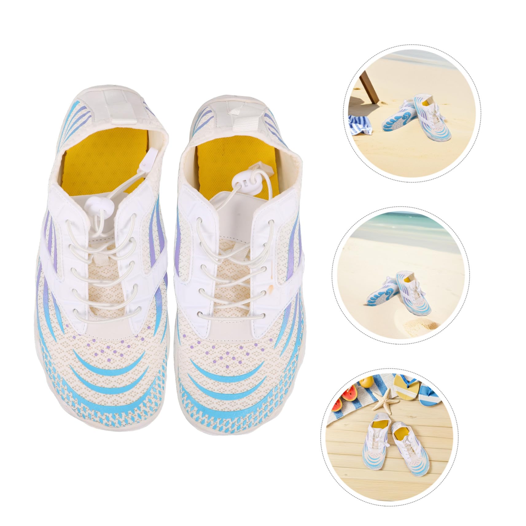 ibasenice Unisex Barfuß Wasserschuhe Strandschuhe Schnell Trocknend Atmungsaktiv Wassersportschuhe für Schwimmen Kajak Surfen