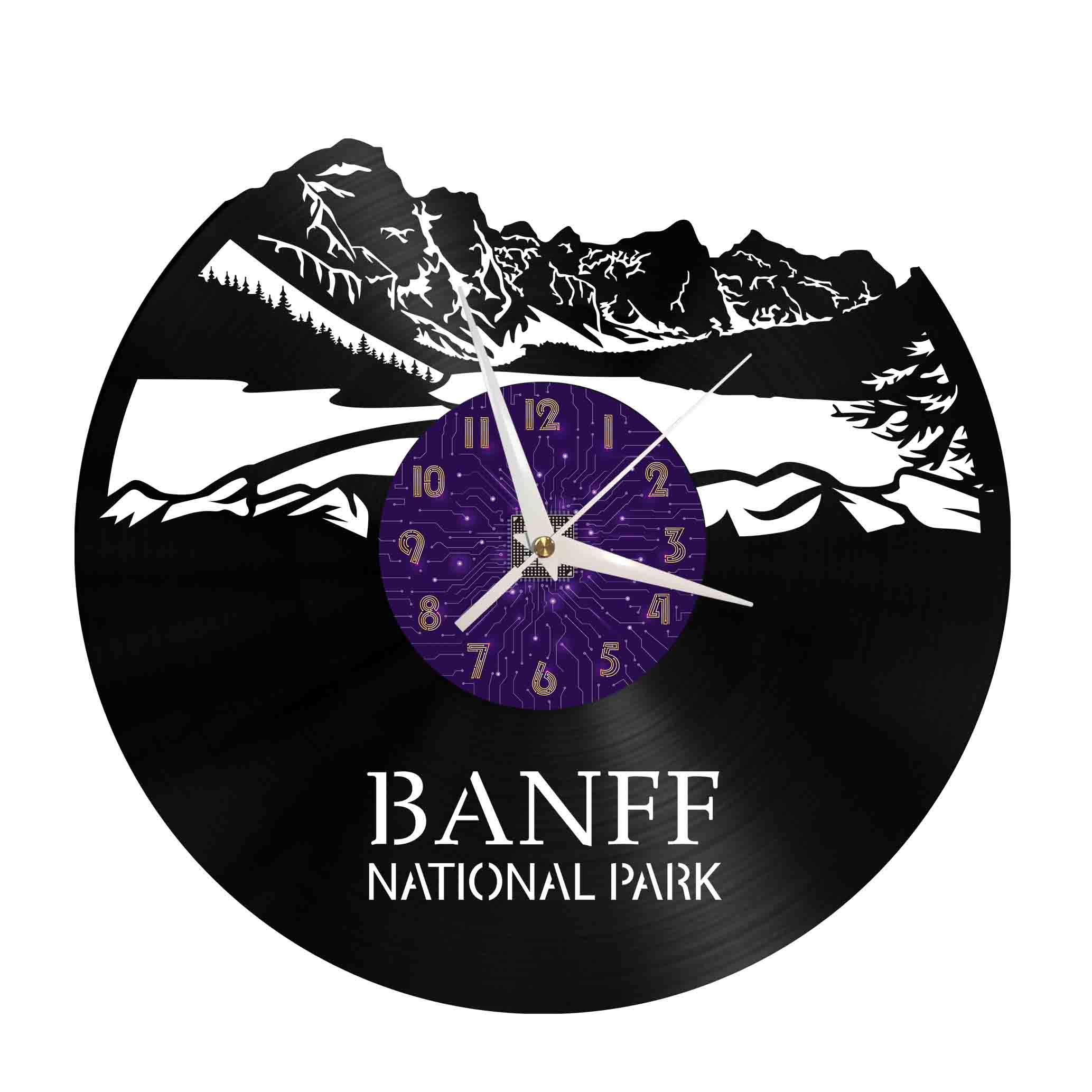 Horloge murale Banff 12 pouces à piles silencieuse salon chambre cuisine