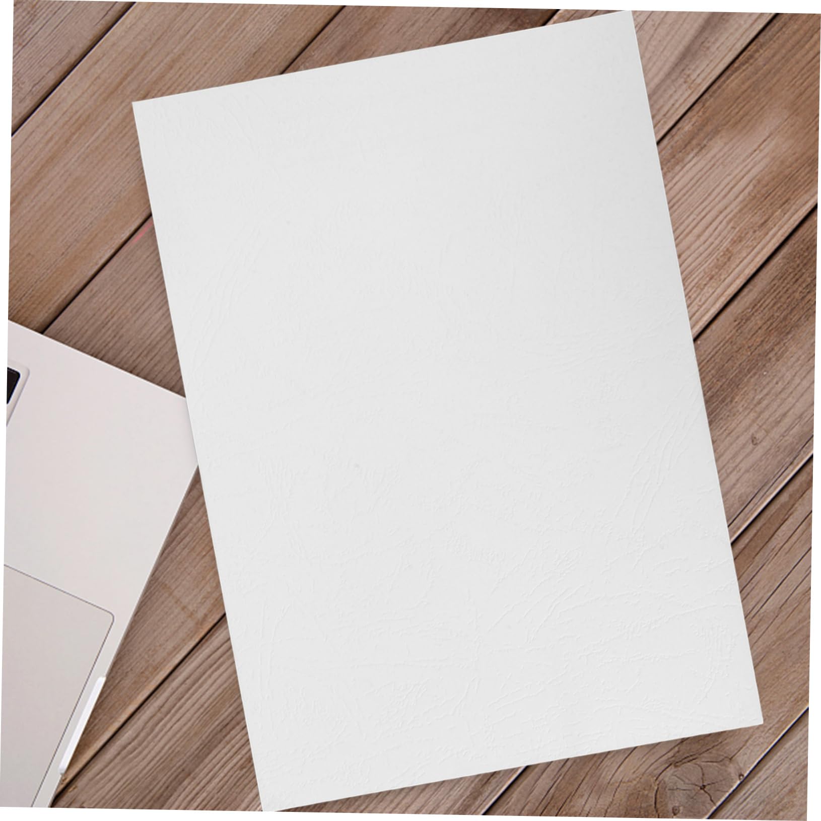 Couvertures de Reliure A5 en Papier Blanc pour Documents et Cahiers