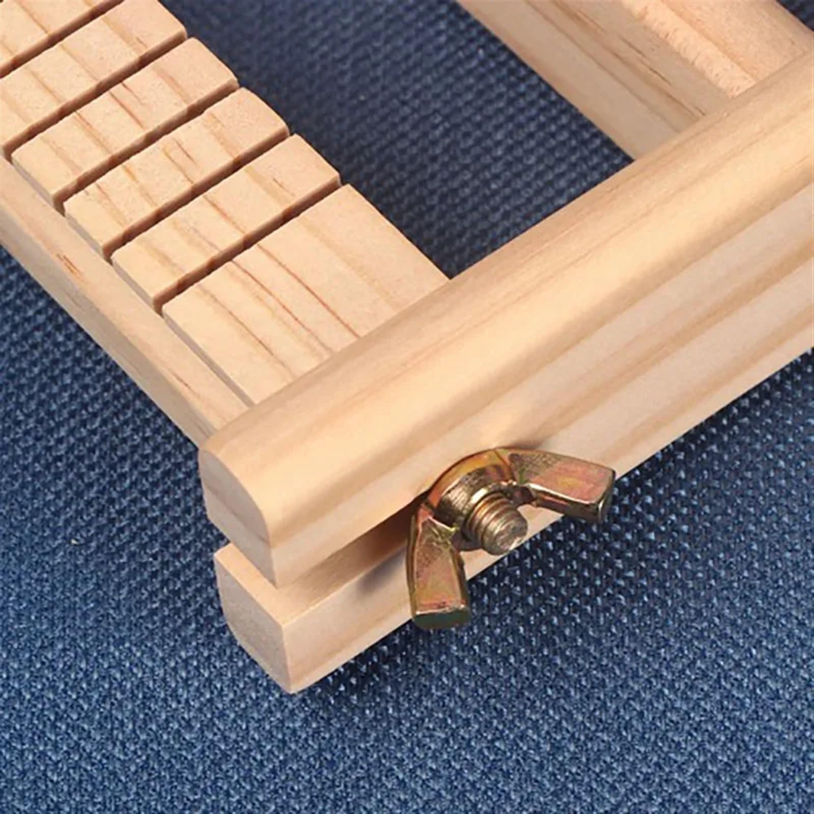Webrahmen für Anfänger Holz Multi-Craft Webstuhl Kette große Rahmen Heddle Bar Weave Textile Board Weaver Tapisserie Anfänger