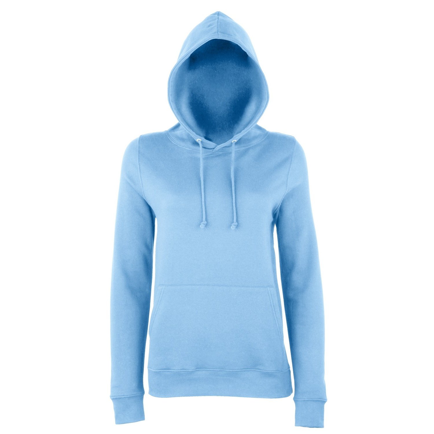 Just Hoods Women's Bleu Hooded Sweatshirt College