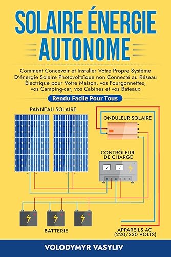 Solaire Énergie Autonome: Comment Concevoir et Installer Votre Propre Système D'énergie Solaire Photovoltaïque non Connecté au Réseau Électrique pour ... et vos Bateaux - Rendu Facile Pour Tous