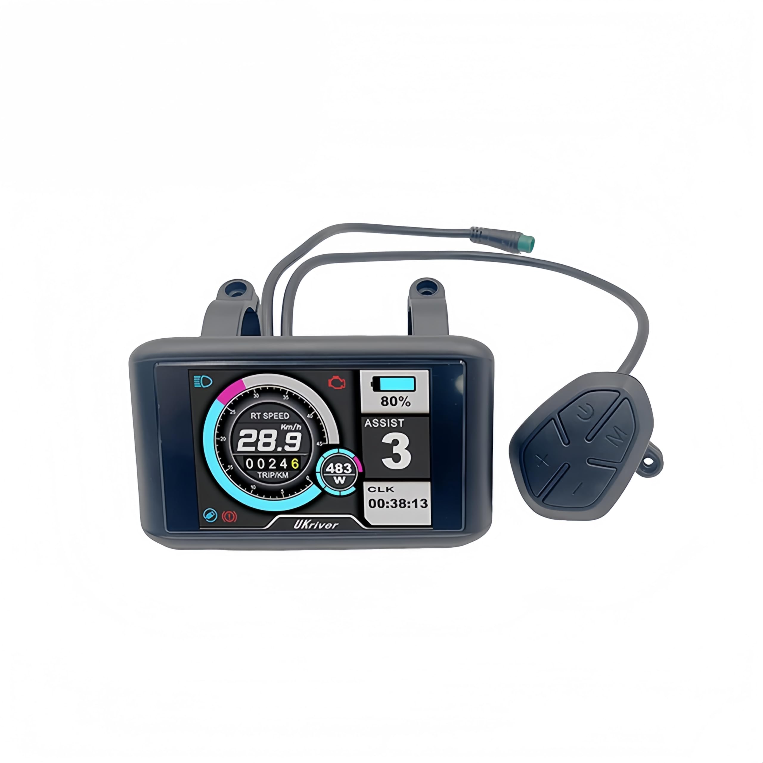 48V 52V 60V 72V Sinus Wave Controller, 1500W-2800W 45A 3-Mode E-Bike System con Opzione di Visualizzazione