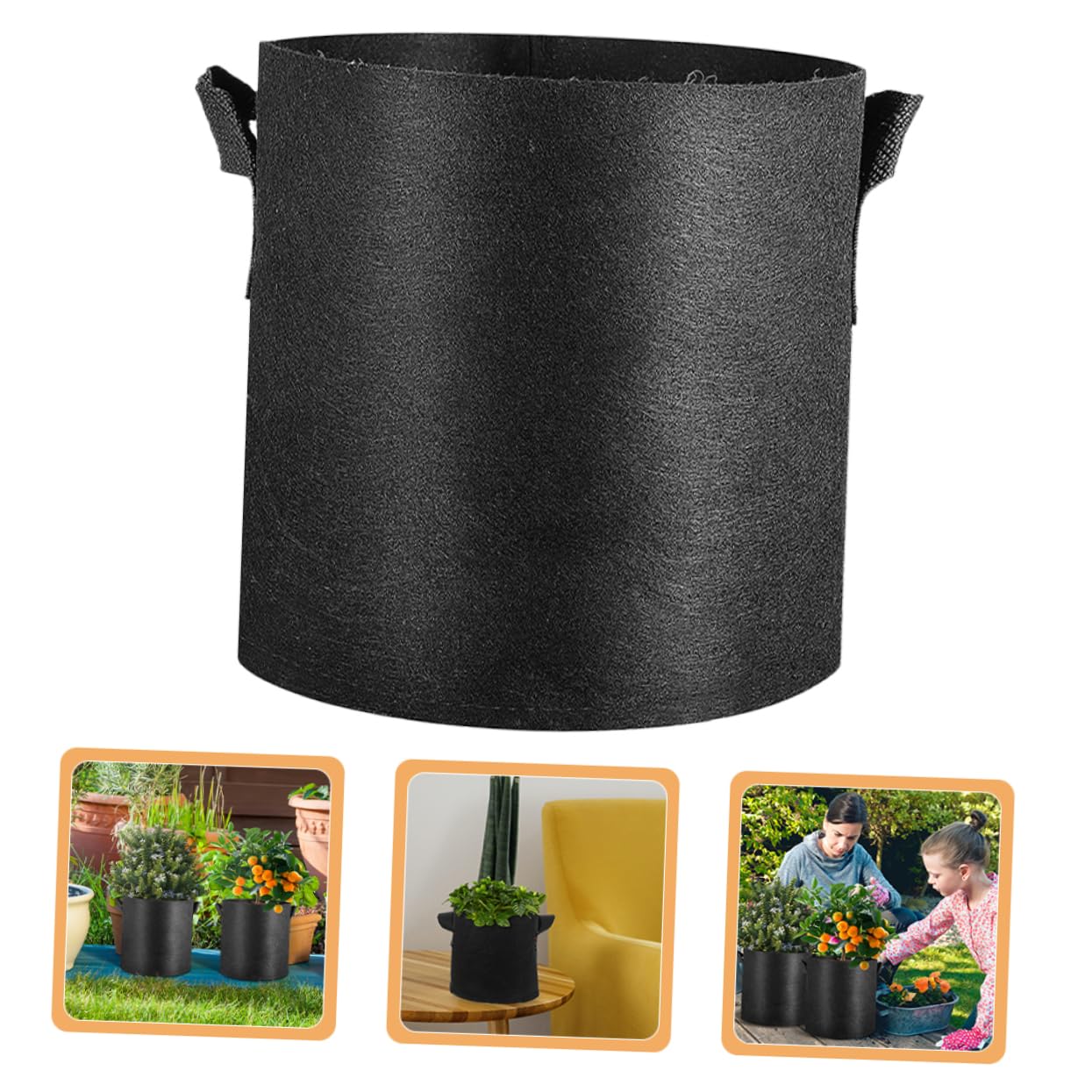 Sosoport 32stücke Gallonen Pflanzsäcke Aus Vliesstoff Atmungsaktive Anzuchttöpfe Für Kartoffeln Gemüse Und Blumen Für Innenbereich Und Gartenpflanzung