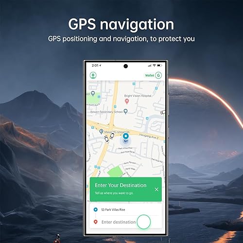 Miniatura 8 de Teléfono celular I25 Ultra desbloqueado, 8 GB+256 GB Android 14 Smartphone Snapdragon 8 Gen 3, batería de 7000 mAh carga rápida, 6.99 pulgadas FHD+