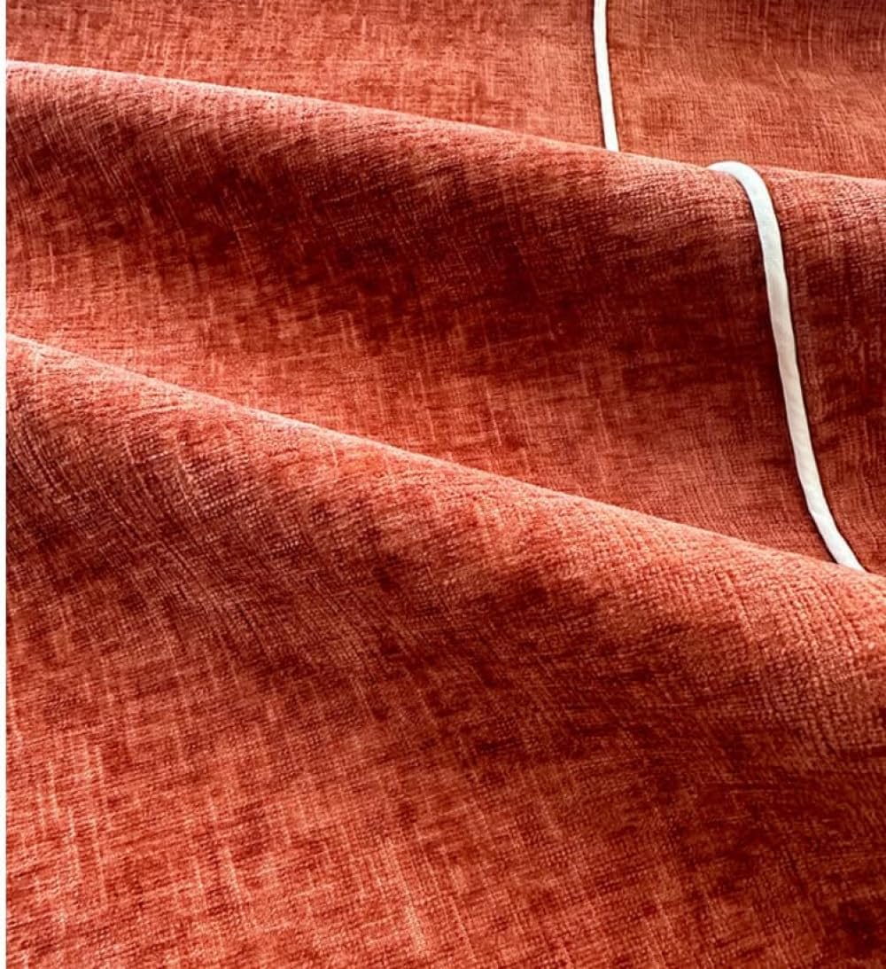 Hotel Bed Runner Scarf Solid Color Chenille Bedspreads Bedding Protector Soft Bed Towel Scarf Modern Bed Tail Pad Decoration Strip for Twin Queen King Size Bed-Yellow||Full/Double 19.7 x 82.6"