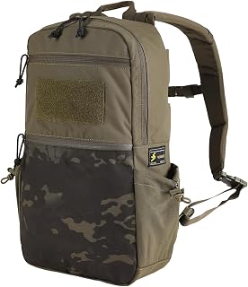 Tactical Backpack with Carbon Frame,15L Daypack 500D Durable Water-Resistant Pack W/ 16" Laptop Sleeve Multiple Organizational Compartments EDC Out bag for Hiking Camping Travel