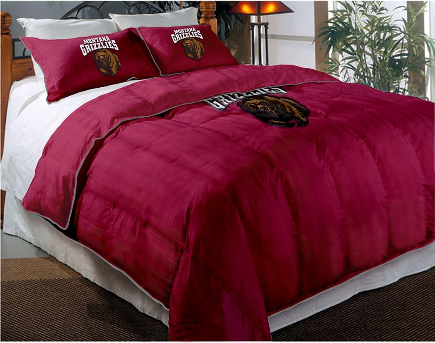 NCAA Polyester Comforter Set NCAA Team Montana Sports