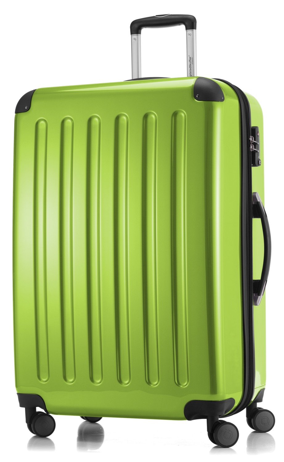 Hauptstadtkoffer - Alex - Hardshell Suitcase, Large Luggage, 4 Double Wheels, TSA, 75 cm, 119 liters, Applegreen