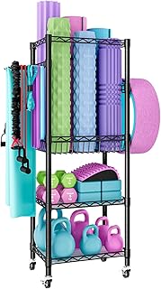 Dumbbell Rack with 3-Tier Shelf