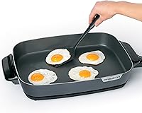 Vista 6 de Presto 06858 16-Inch Slimline Electric Skillet with Glass Cover - Nonstick, Adjustable Temperature, Black