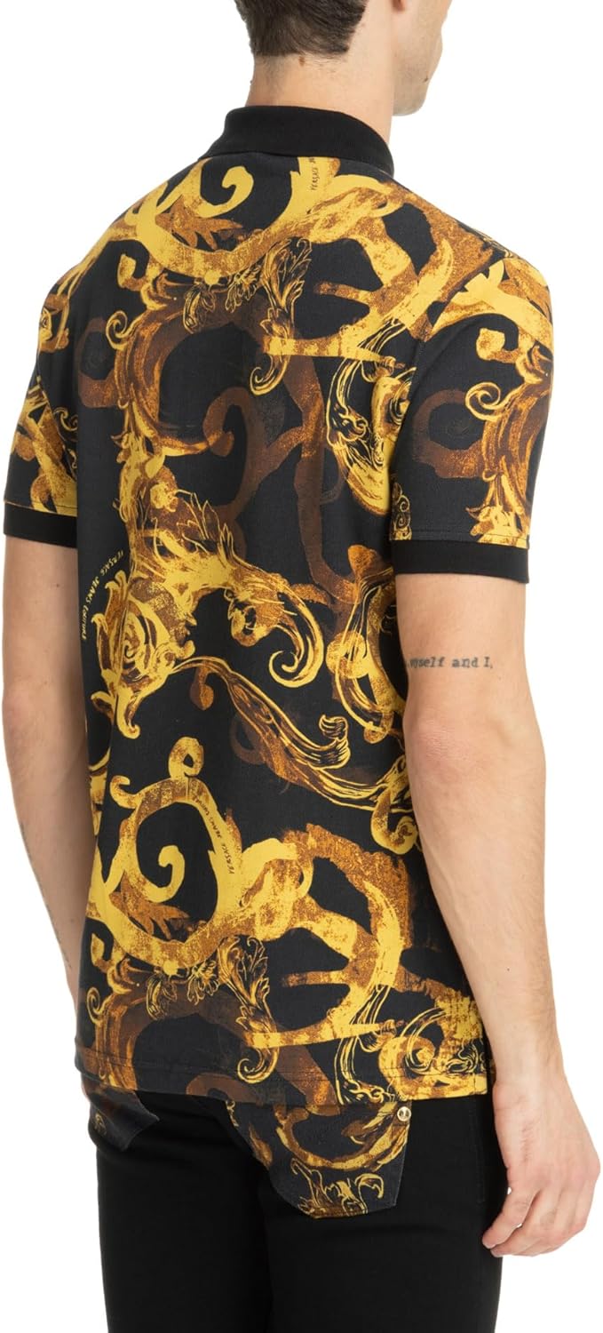 VERSACE JEANS COUTURE Men Polo Shirts Black - Multicolor