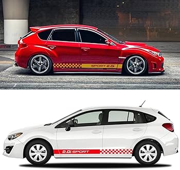 Amazon.co.jp: LIOUF（幸運を） 2PCS 車ドアサイドステッカー