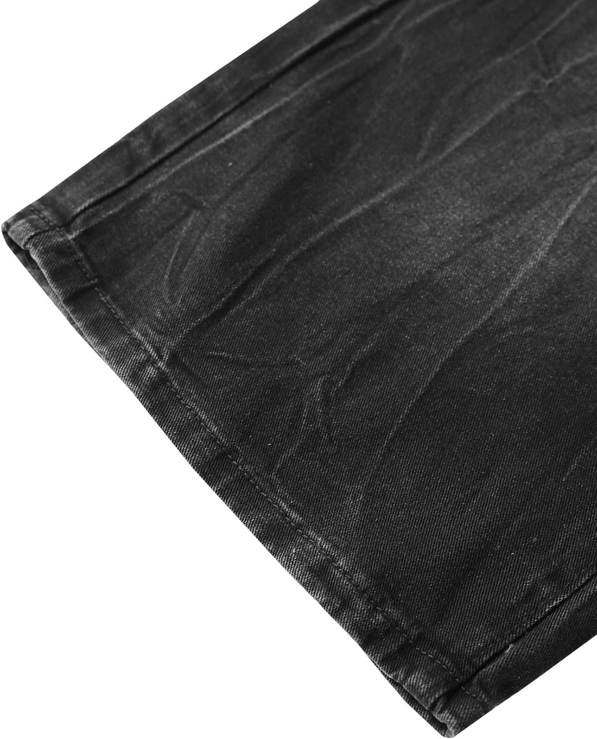 SOFIA'S CHOICE Women Jean Bermuda Shorts Jorts Low Rise Wide Leg Baggy Knee Length Denim Shorts with Pockets - Image 5