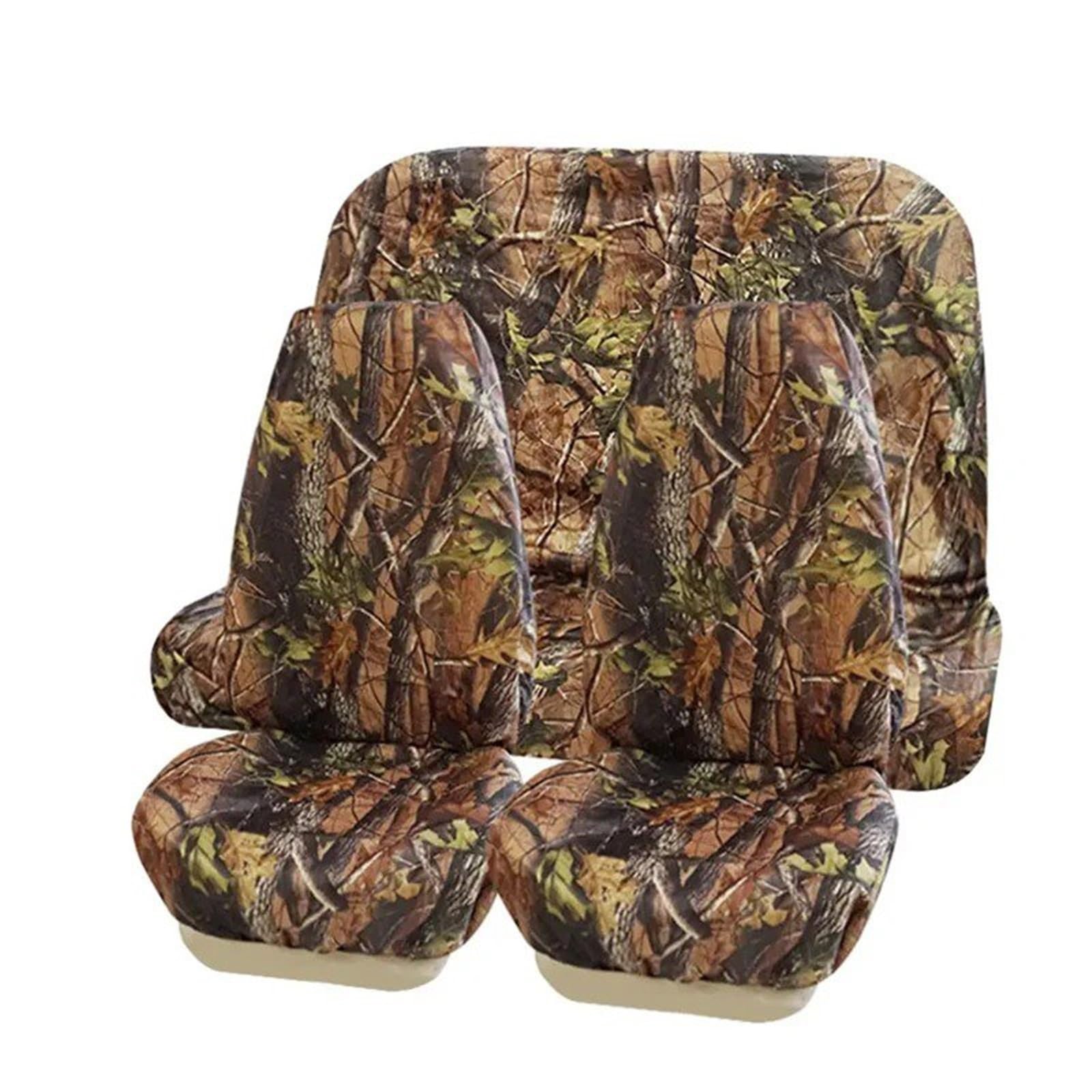Autositzbezüge Set Auto Camouflage Sitzbezug Universal Wasserdicht Seat Protector Outdoor Jagd Camping Vorne Hinten Sitzbezug Zubehör Auto Schonbezüge(5pcs Seats)