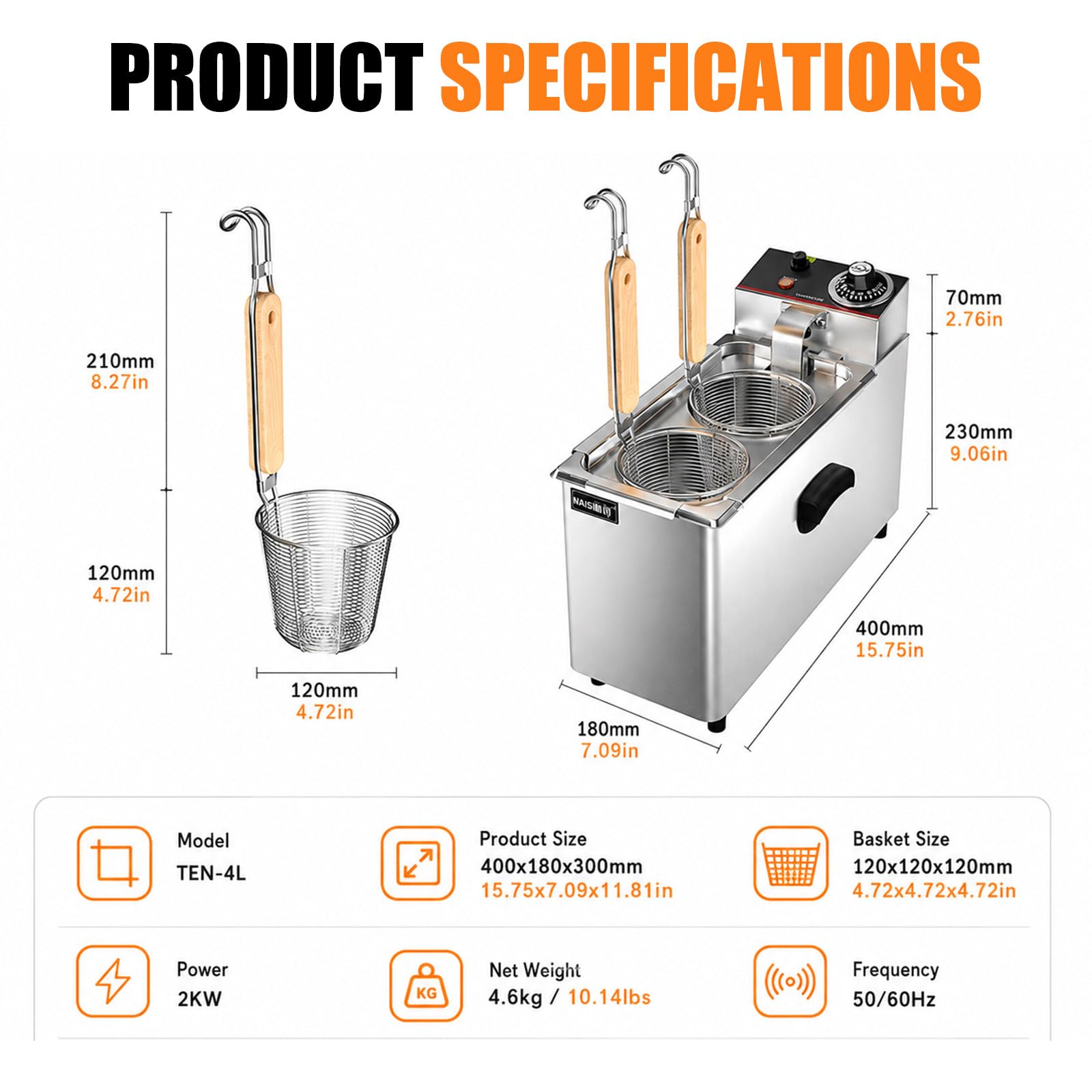 Cuocipasta Elettrico Cuocipasta Elettrico da Banco in Acciaio Inossidabile | Monitoraggio a Doppia Sonda Mantiene l'Acqua Stabile per Risultati Costanti in Cucine Commerciali Impegnative.