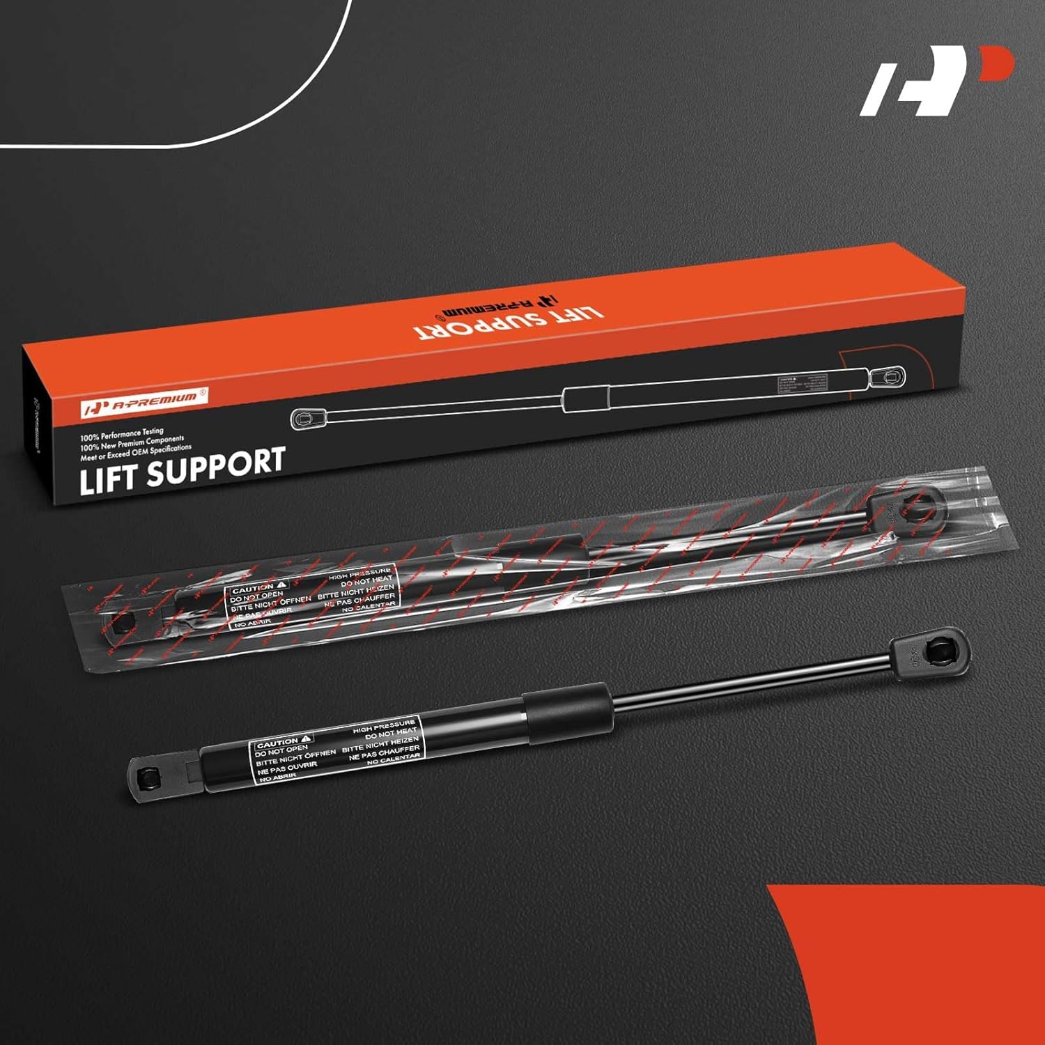 A-Premium Front Hood Lift Supports Shock Struts Compatible with Select Lincoln Models - Navigator 2003 2004 2005 2006 Sport Utility - Replace# 2L7416C826AC, 2L7Z16C826AA(2PC Set)