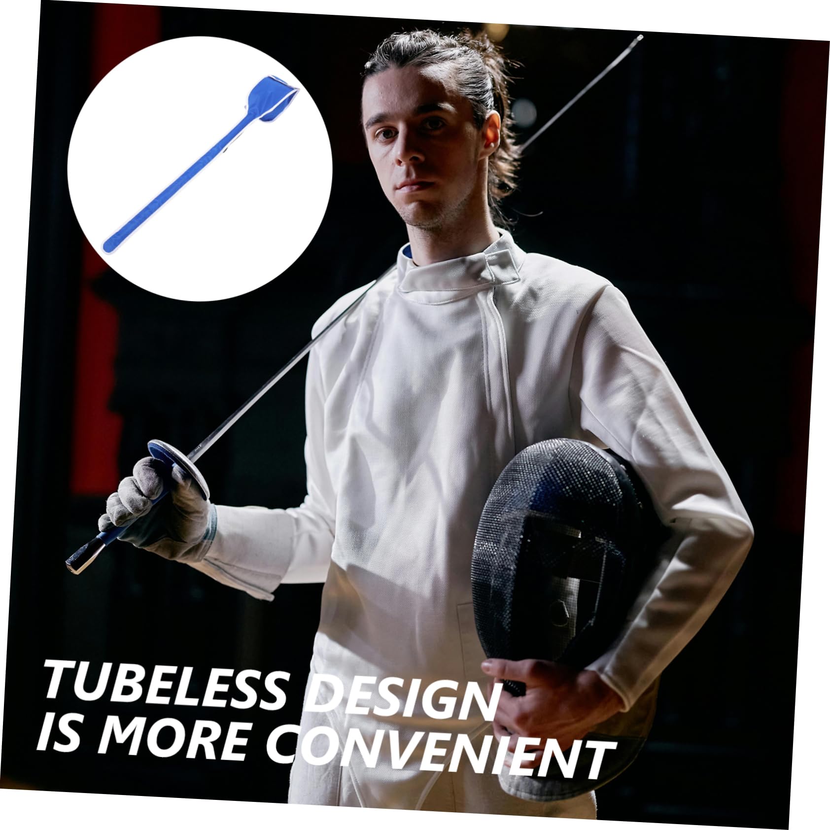 DECOMELODY Multi Function Outdoor Fencing Bag Durable Cloth Sword Storage Pouch for Epee and Hema Lightweight Design for Easy Carrying for Daily Use and Fencing Competitions