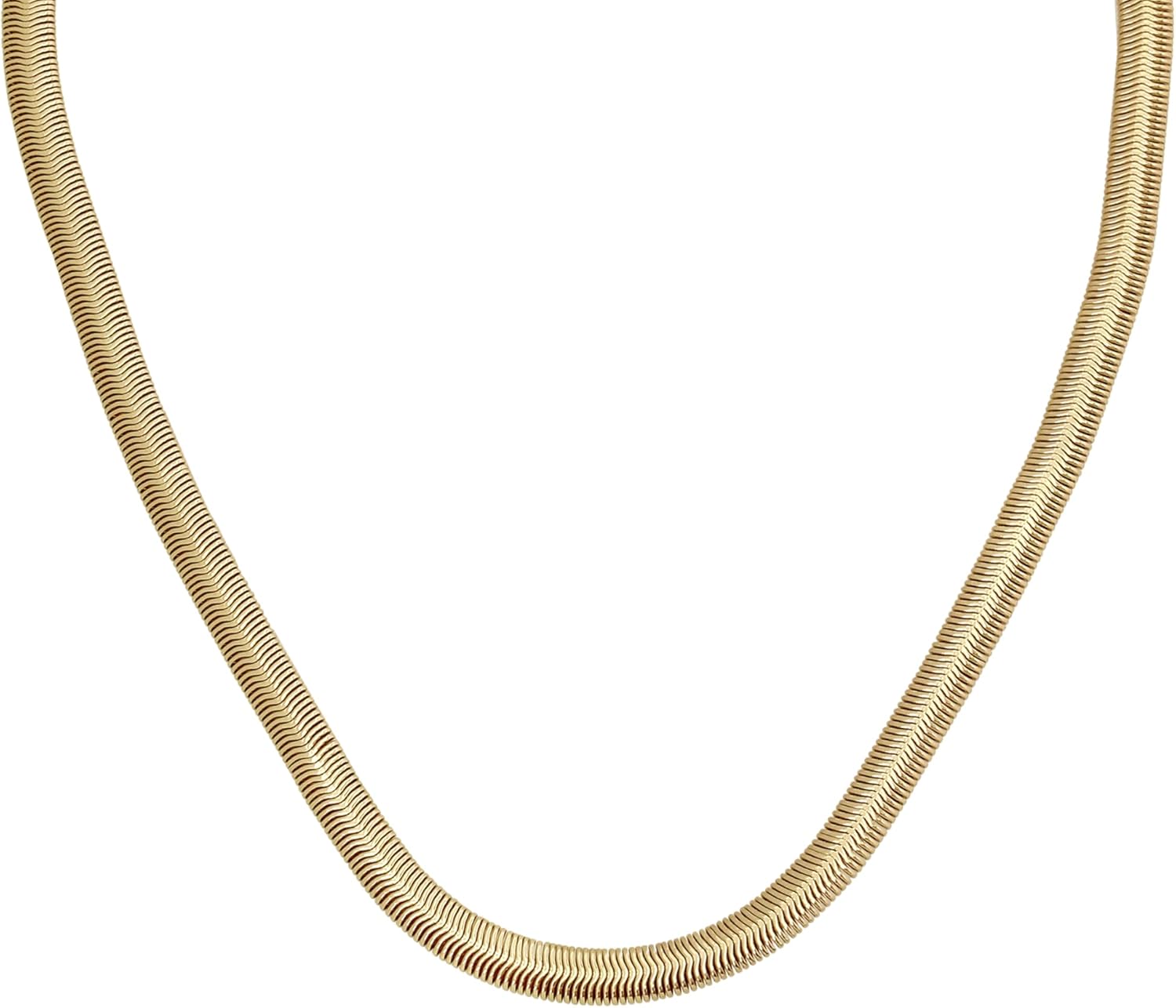 AllSaints womens Eden Snake Necklace - Image 2