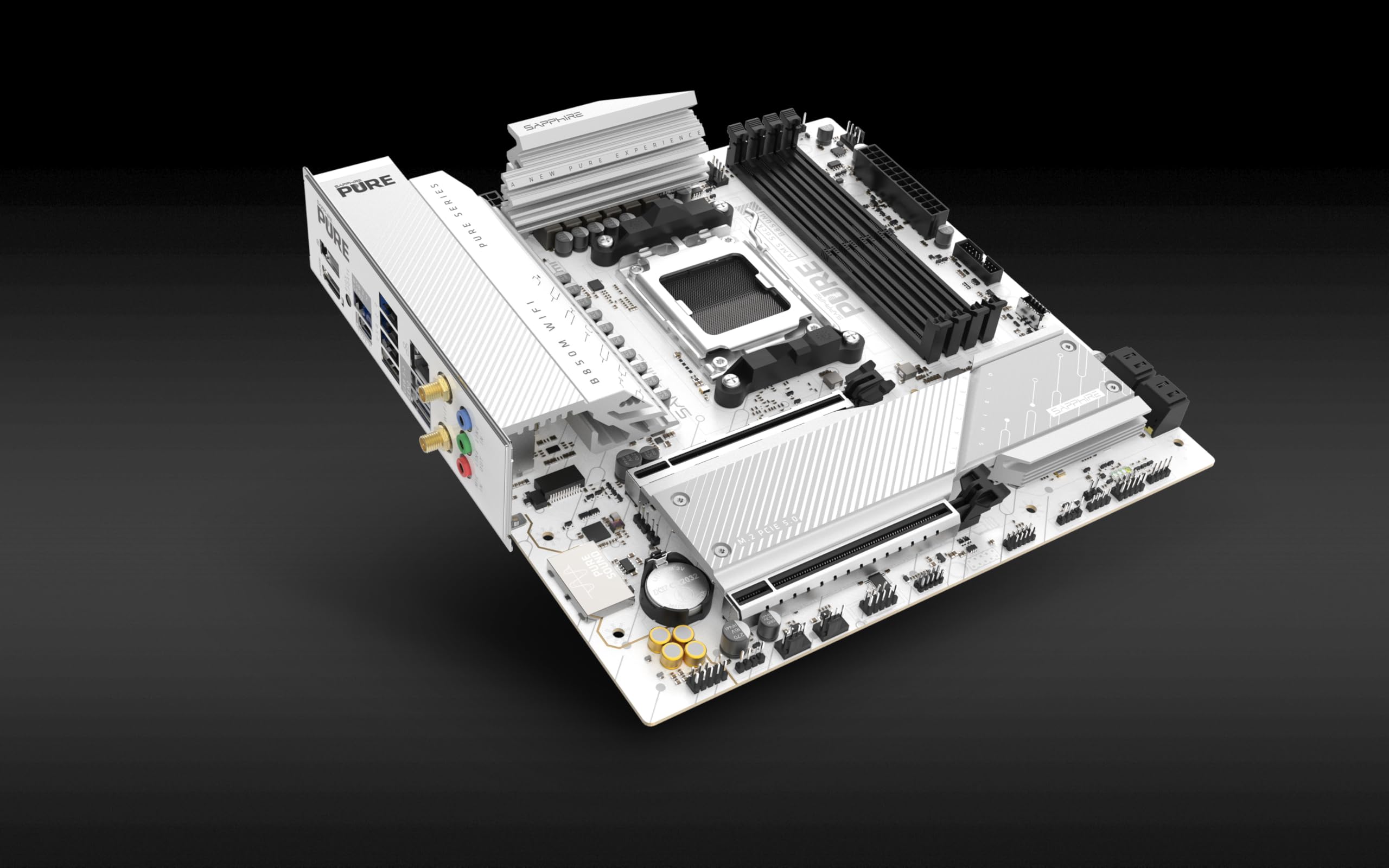 SAPPHIRE AMD AM5 MATX PURE B850M WIFI 52123-02-40G Motherboard