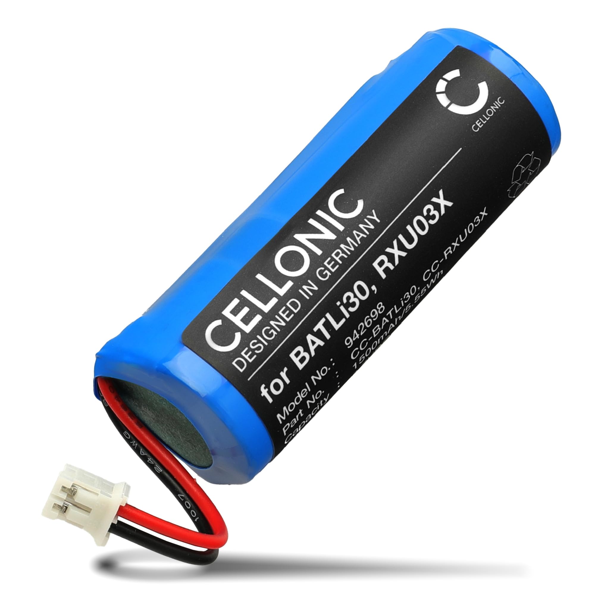 CELLONIC 1x Batterie pour Domotique/Smart Home Compatible avec DAITEM SH502AX, SH195AX, SH503AX, RXU03X - (1500mAh, 3.7V)