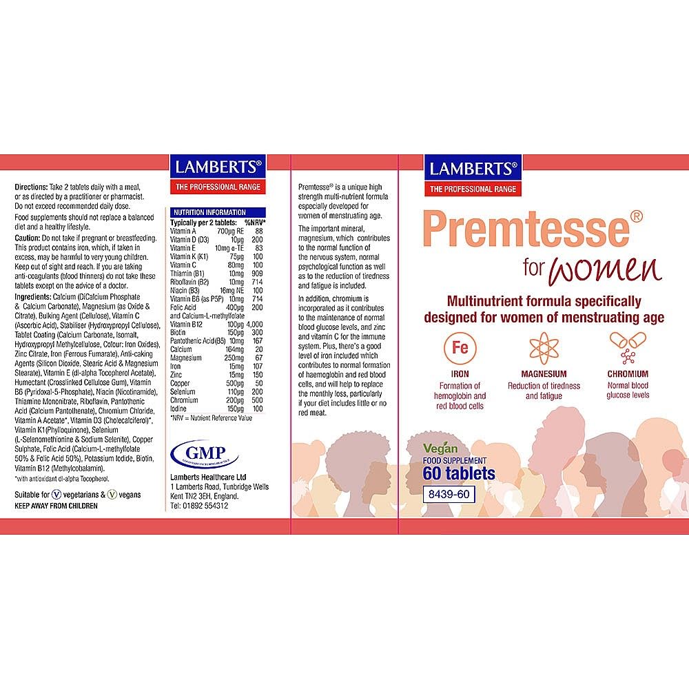 Lamberts Premtesse 60 Tabs